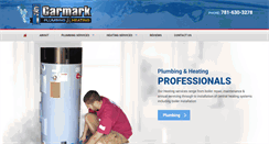 Desktop Screenshot of carmarkplumbingandheating.com